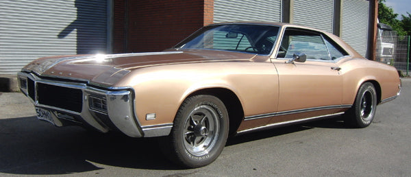 Buick Riviera Ölversorgung mit selbstgebautem by pass mittels Winkelfitting aus Messing