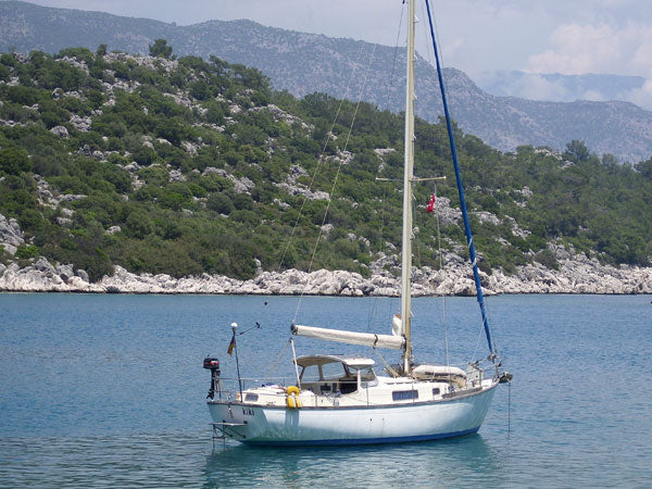 Segelboot Hallberg Rassy mit Facet Dura Lift Diesel Vorförderpumpe Typ 40222