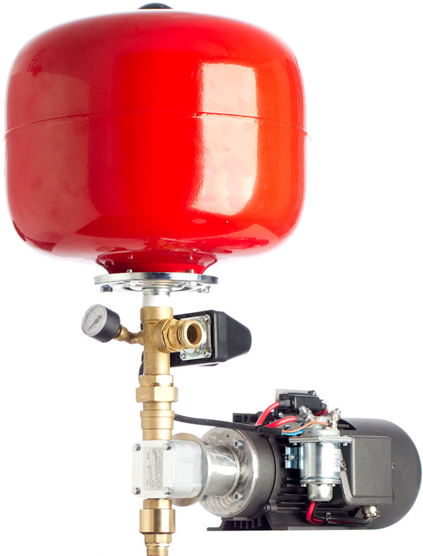 Gießpumpe mit 12 Volt oder 24 Volt, automatische Ein- Ausschaltung über Sprühlanze mittels Druckschalter