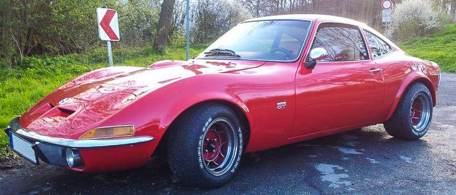 Opel GT Kalifornien Import mit Umbau auf 2 L Maschine