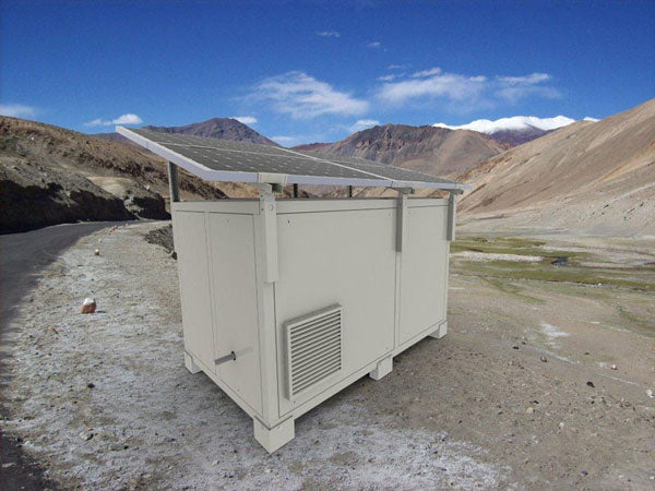 Outdoor Hybrid Power Solutions cube für den Mobilfunk Einsatz in Indien