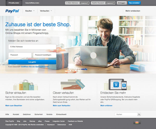 Online shop Pumpen Peters goes PayPal und weitere Neuerungen für den Kunden