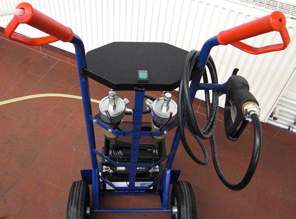 Mobile Tankentleerung Benzin Diesel mit 12 Volt Betrieb, oder Kanisterpumpe.