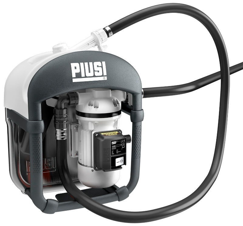 Adblue Pumpe Set 230 Volt, 35 l/min, manuelle Zapfpistole, Edelstahl Befestigung, Schläuche