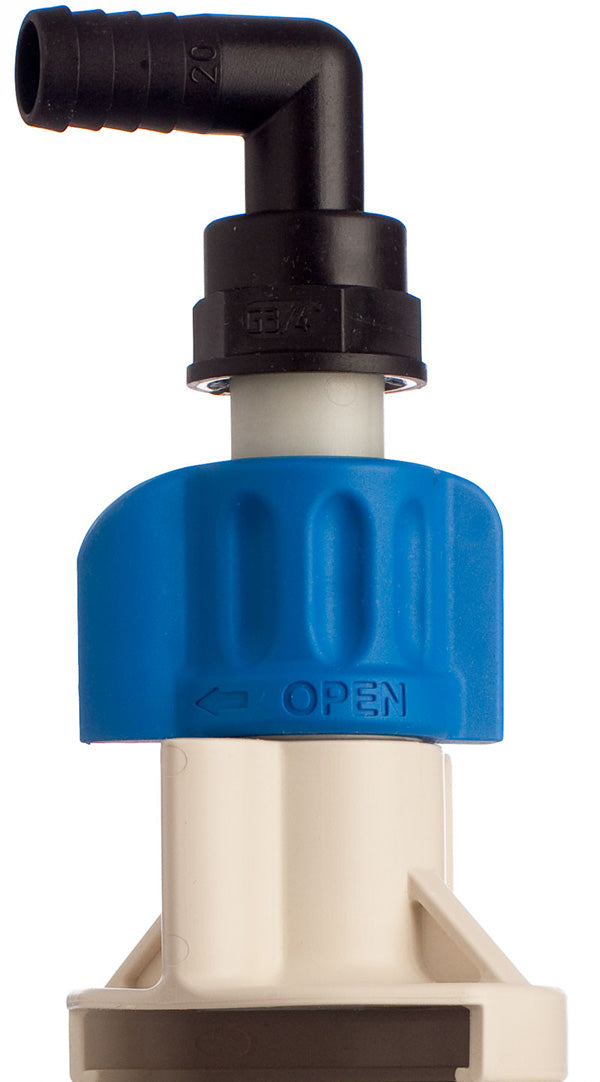 SEC System Adapter 90° Bogen, 19 mmm Schlauchtülle, AdBlue