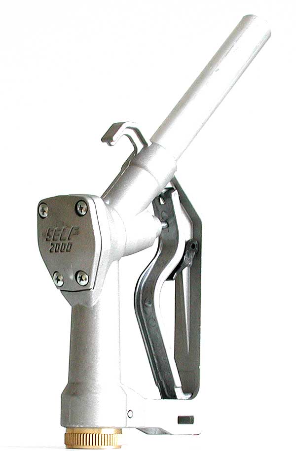 Zapfpistole Alu, bis 120 l/min, manuelle Abschaltung, 1 Zoll IG, Diesel, Benzin, Rapsöl