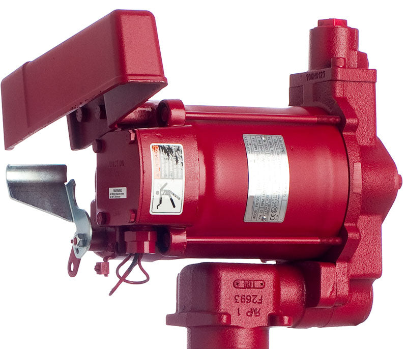 Umfüllpumpe Benzin Kerosin, 230 Volt, Fasspumpe, ATEX, Ex geschützt, 100 l/min