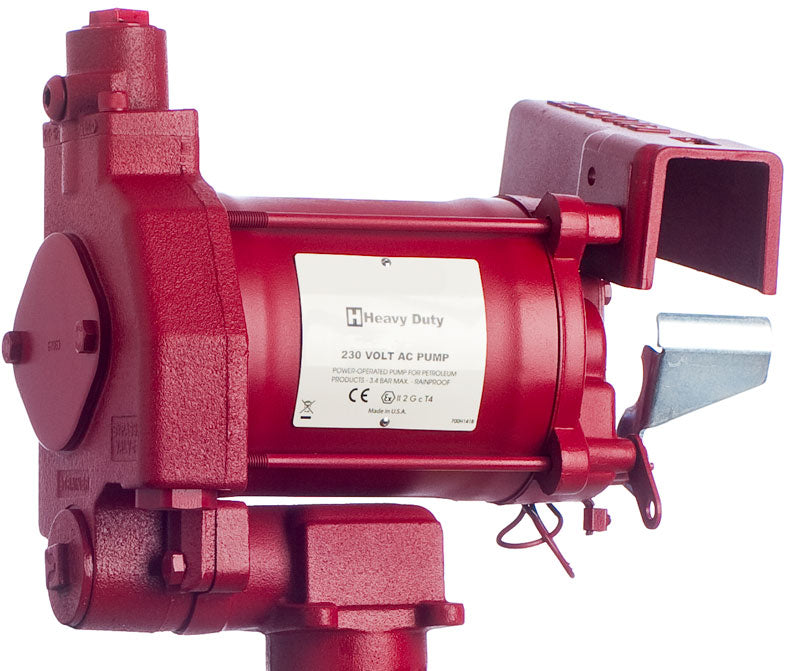 Umfüllpumpe Benzin Kerosin, 230 Volt, Fasspumpe, ATEX, Ex geschützt, 100 l/min