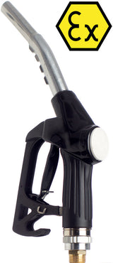 Automatik Zapfpistole Benzin/Diesel Atex 70 l/min, 3/4 Zoll AG, 25 mm Auslauf, Drehgelenk