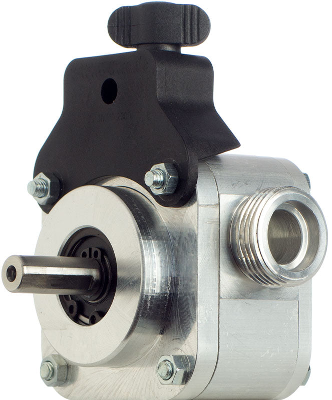 Bohrmaschinenpumpe Aluminium, trocken selbstansaugend, max 30 l/min, 4 bar, Kunststoff Impeller, Diesel, Heizöl, Mineralöl