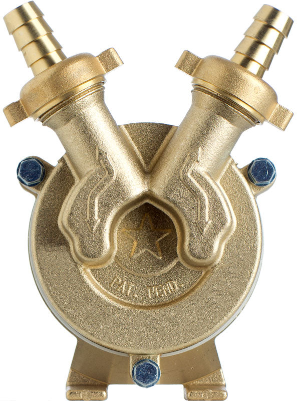 Bohrmaschinenpumpe Bronze, selbstansaugend, max. 23 l/min, 13 mm Tüllen, Diesel, Heizöl, Wasser