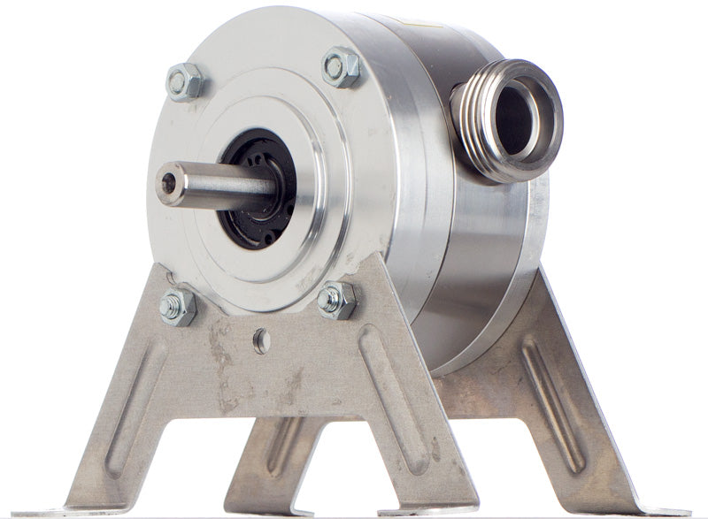 Bohrmaschinenpumpe Edelstahl, trocken selbstansaugend, max 30 l/min, Neopren Impeller, Fuss