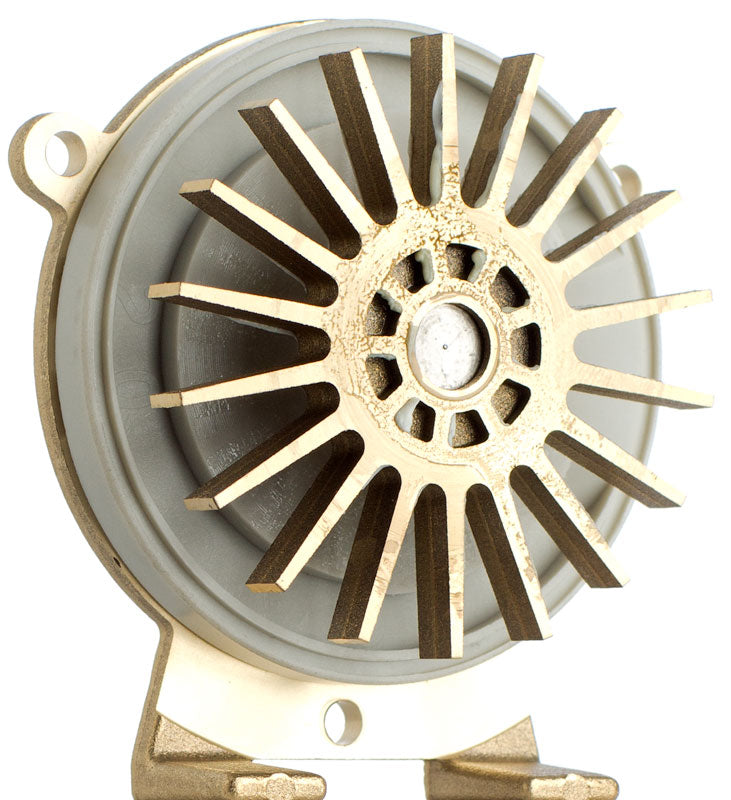 Bohrmaschinenpumpe Bronze, selbstansaugend, max. 25 l/min, 19 mm Tüllen, Diesel, Heizöl, Wasser