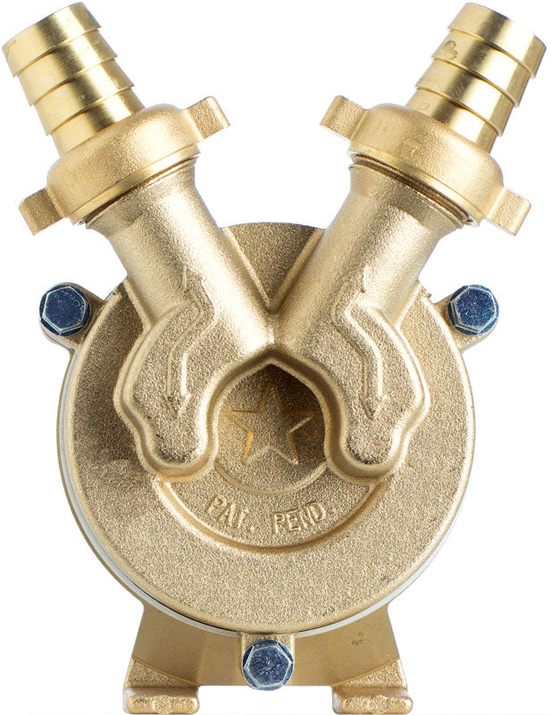 Bohrmaschinenpumpe Bronze, selbstansaugend, max. 25 l/min, 19 mm Tüllen, Diesel, Heizöl, Wasser