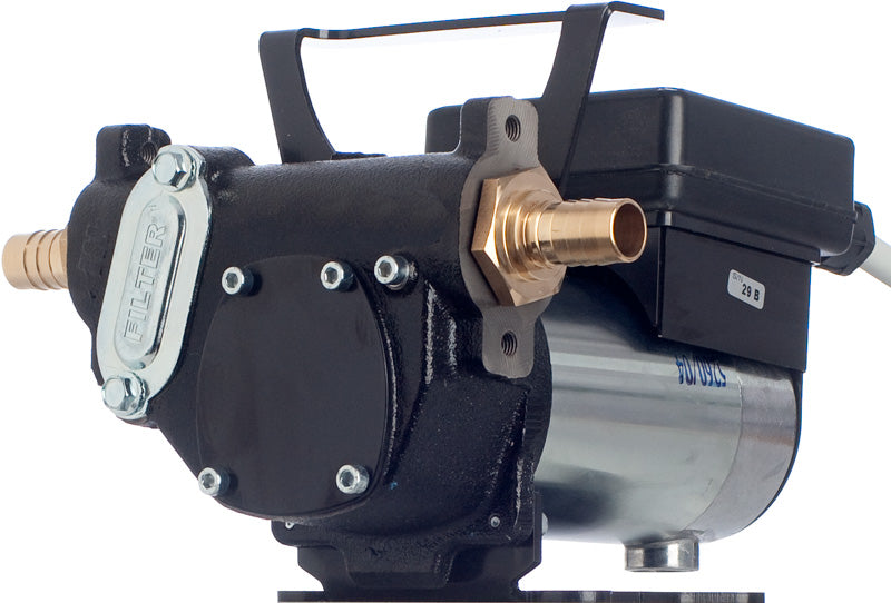 Umfüllpumpe Diesel, 12 Volt, 56 l/min, Bypass, Vorfilter eingebaut, selbstansaugend