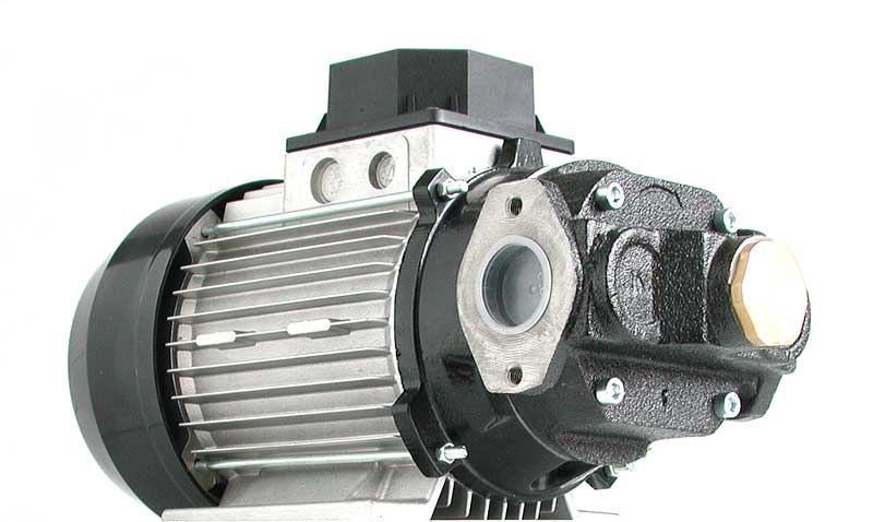 Umfüllpumpe Diesel, 230 Volt, 75 l/min, 1,6 bar, Bypass, Betrieb mit Zapfpistole geeignet