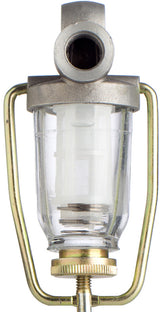 Kraftstoff Vorfilter mit Schauglas, 14x1,5 Innengewinde, Schnapsglasfilter