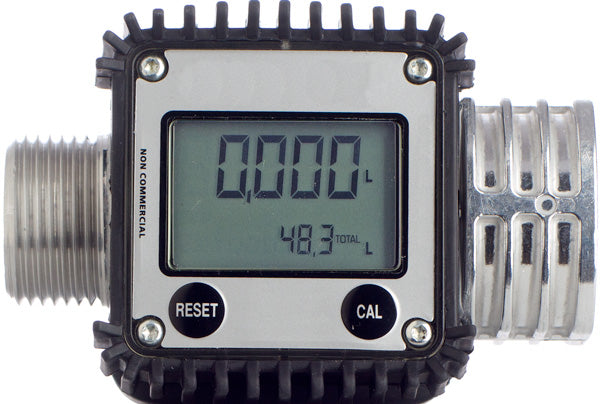 Zapfpistole Wasser Edelstahl, bis 45 l/min, automatische Abschaltung, Drehgelenk, 1 Zoll IG