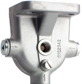 Filterkopf, universal, vertikaler Befestigung, Aluminium, zwei Blindstopfen, Set