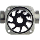 Bohrmaschinenpumpe Edelstahl, trocken selbstansaugend, max 30 l/min, Neopren Impeller, Fuss