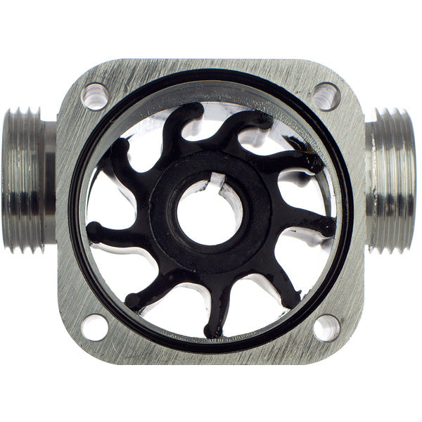 Bohrmaschinenpumpe Edelstahl, trocken selbstansaugend, max 30 l/min, Neopren Impeller, Fuss