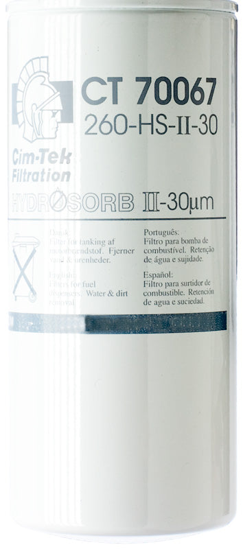 Dieselfilter Benzinfilter Wasserabscheider 70 l/min, 30 my, Zapfsäule