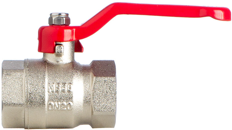 Kugelhahn, 3/4 Zoll IG, voller Durchgang, temperaturstabil, Hebelgriff