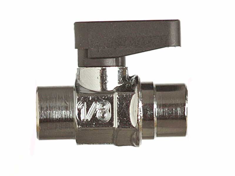 Mini-Kugelhahn, 1/4 Zoll Innengewinde, Knebelgriff