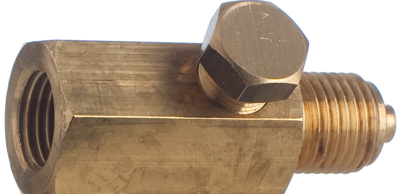 Stossminderer für Manometer, mit 1/4 Zoll AG-IG, Messing, 250  bar