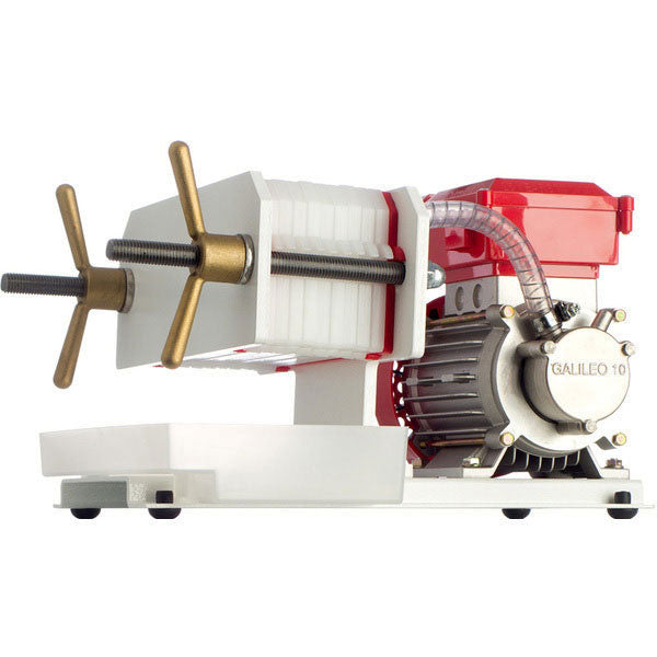 Öl Schichtenfilter Öl Pumpe, Edelstahl, Filterleistung 1,6 - 2,5 l/min, 10 Platten 20 x 10 cm