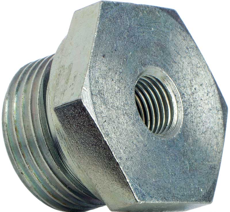 Reduziernippel 1 Zoll AG auf 1/4 Zoll IG, Stahl verzinkt