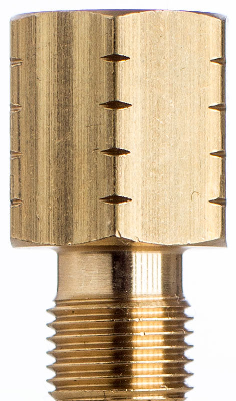 Reduziernippel 1 Zoll AG auf 1 NPT IG, Messing