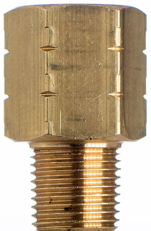 Reduziernippel 3/8 NPT AG auf 3/8 Zoll IG, Messing