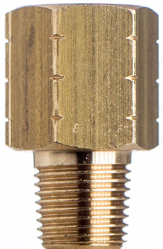 Reduziernippel R1/4 Zoll AG auf 1/4 NPT IG, Messing