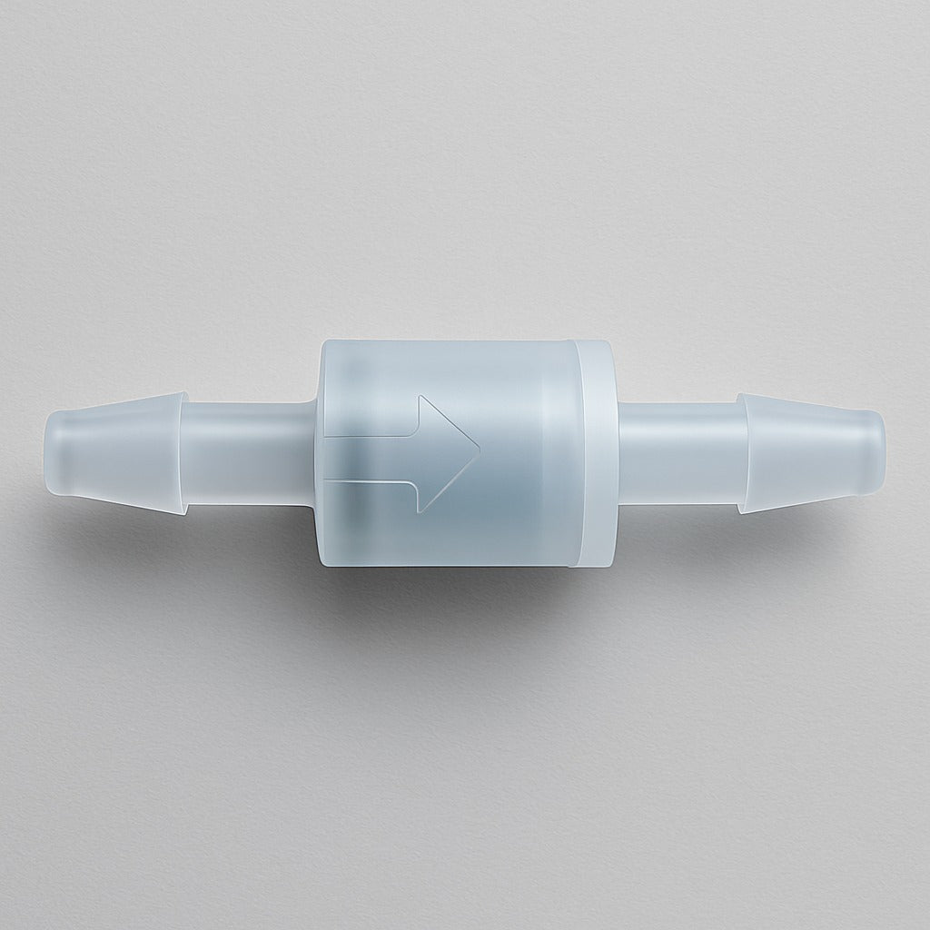 Rückschlagventil Polypropylen PP, EPDM, Glas