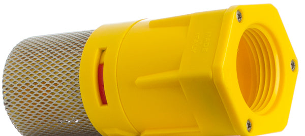 Rückschlagventil 1 Zoll, verschließbar, Kunststoff,  Saugkorb, Diesel Öl