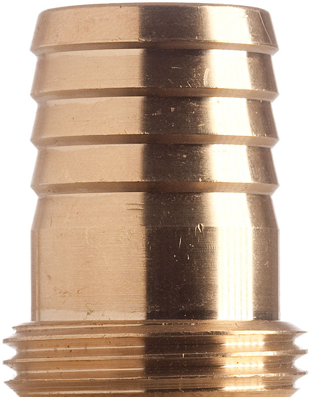 Schlauchtülle 25 mm, 1 Zoll Gewinde, zylindrisch, Messing