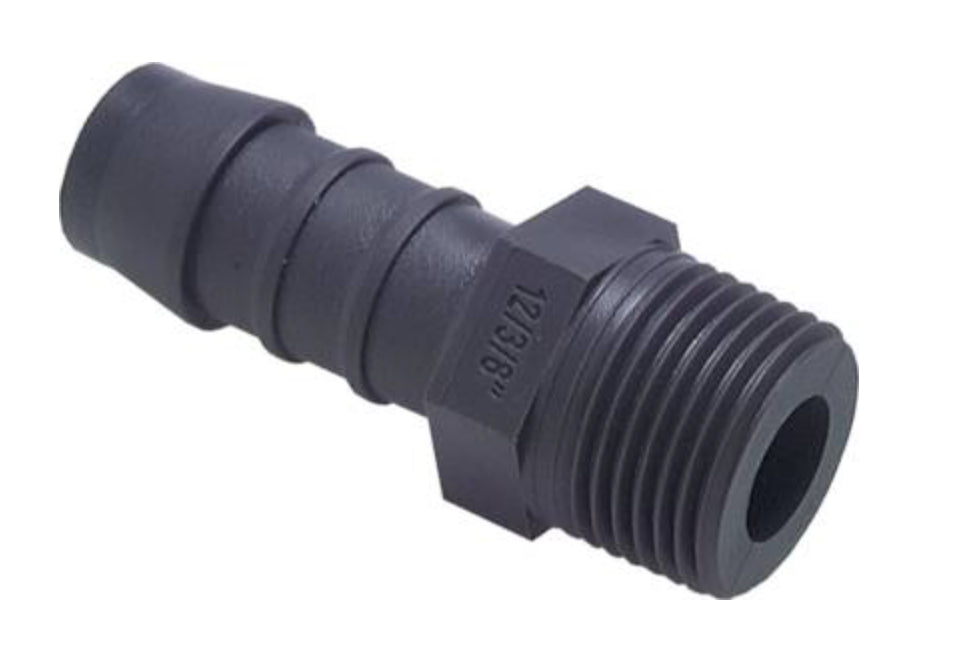 Schlauchtülle 10 mm, 1/4 Gewinde, konisch, Kunststoff