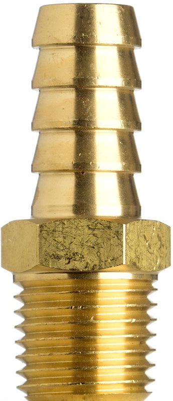 Schlauchtülle 10 mm, 1/4 NPT Gewinde, Messing