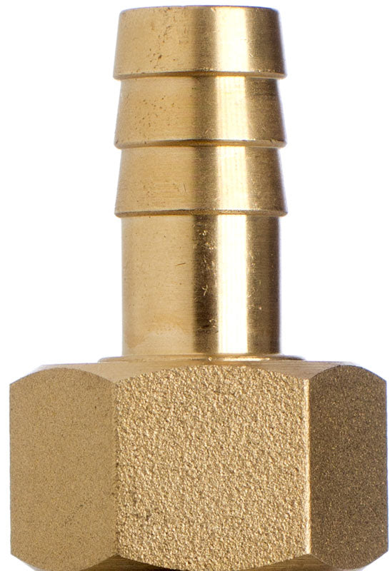 Schlauchtülle 12 mm, 1/2 Zoll Innengewinde, flachdichtend, Überwurfmutter, Messing