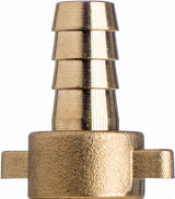 Schlauchtülle zweiteilig 3/4 Zoll, 13 mm Schlauchtülle, flachdichtend, Messing