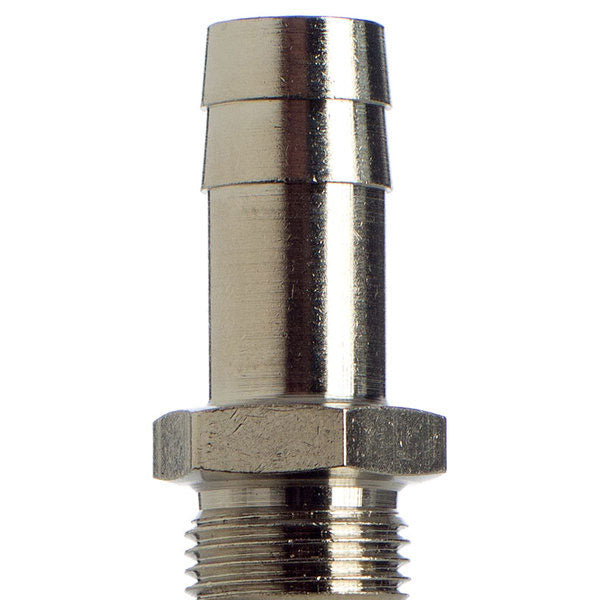 Schlauchtülle 6 mm, 1/2 Zoll Gewinde, zylindrisch, Edelstahl