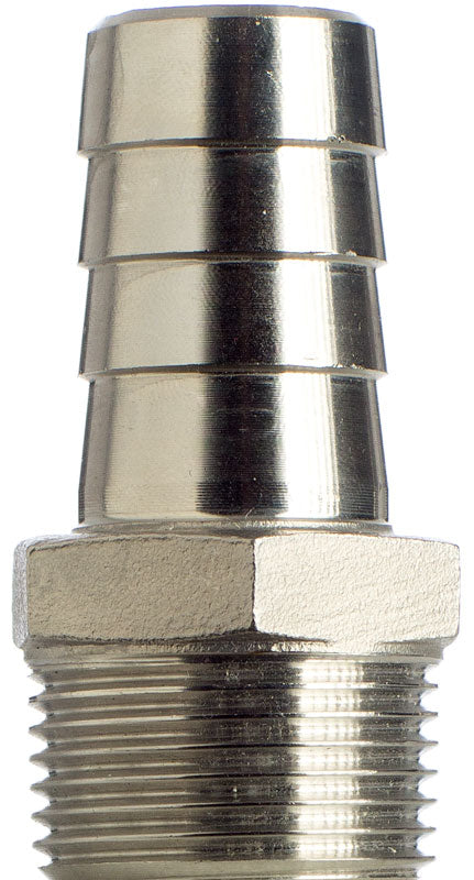 Schlauchtülle 19 mm, 3/4 Zoll Gewinde, konisch, Edelstahl V4A