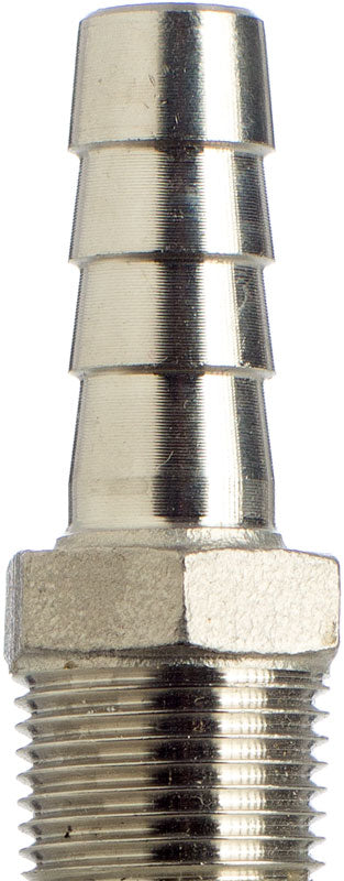 Schlauchtülle 8 mm, 1/4 Zoll Gewinde, konisch, Edelstahl V4A