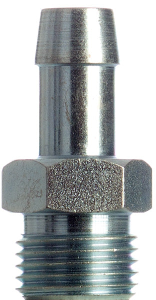 Schlauchtülle metrisch M 16x1,5 Gewinde, 10 mm Schlauchabgang,Stahl chromatiert