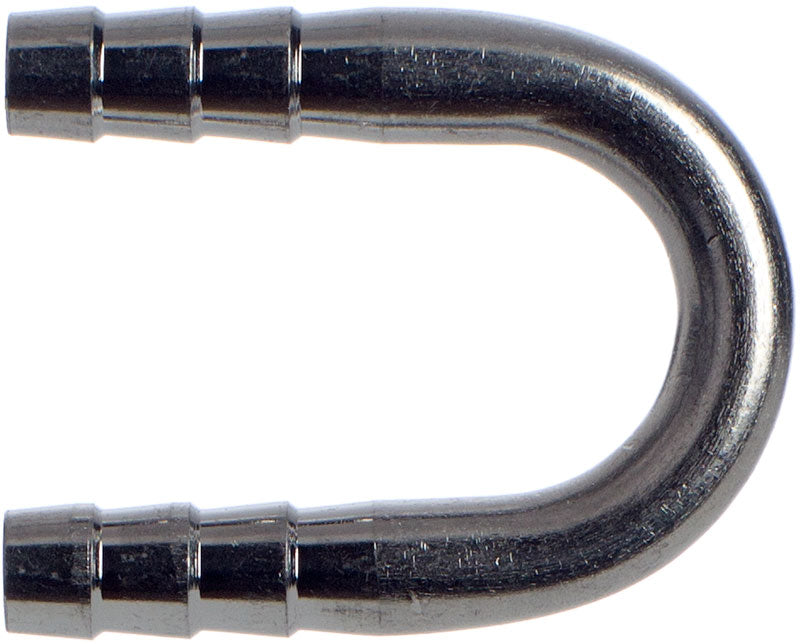 Schlauchverbinder Umkehrbogen 180 Grad 8 mm, Edelstahl, Benzin, Öl, Diesel, Wasser, Lebensmittel