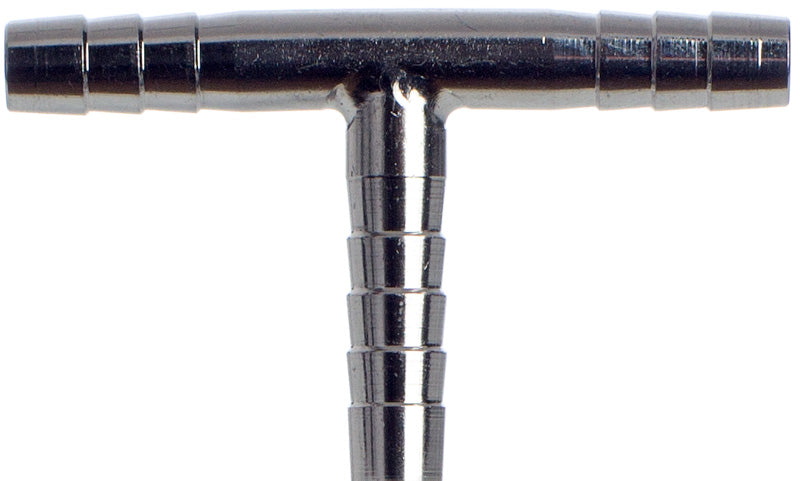 Schlauchverbinder T Stück 4 mm, Edelstahl, Benzin, Öl, Diesel, Wasser, Lebensmittel