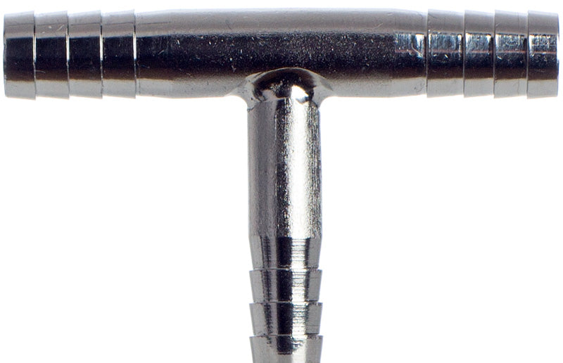 Schlauchverbinder T Stück reduzierend 8-7-8 mm, Edelstahl, Benzin, Öl, Diesel, Wasser, Lebensmittel