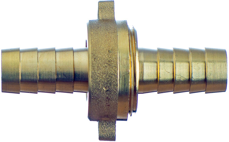 Schlauchverbinder 13 mm, Messing, zweiteilig, 1/2 Zoll Gartenschlauch