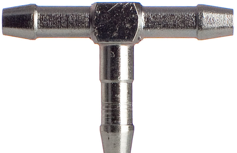 Schlauchverbinder T Stück 4 mm, Metall, Benzin, Öl, Diesel, Wasser, Luft